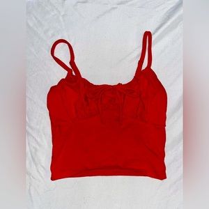 Hollister Red Cropped Tank